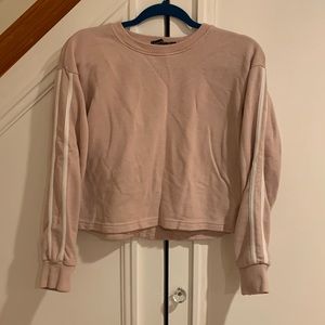 Blush pink crewneck sweatshirt